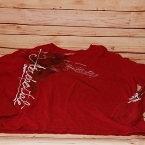 Men's Graphic Red Aeropostale Longsleeve Shirt